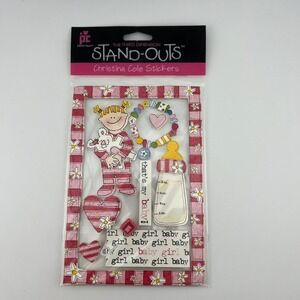 Provo‎ Craft Christina Cole Stand-Outs Baby Girl 3D Stickers 2003